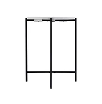 Butler Specialty Mirabell Round Marble and Iron Side Table