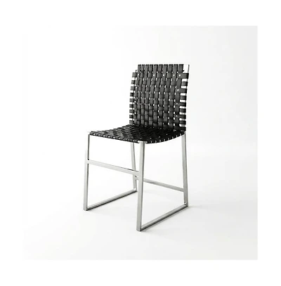 Butler Specialty Urban Woven Leather Side Chair
