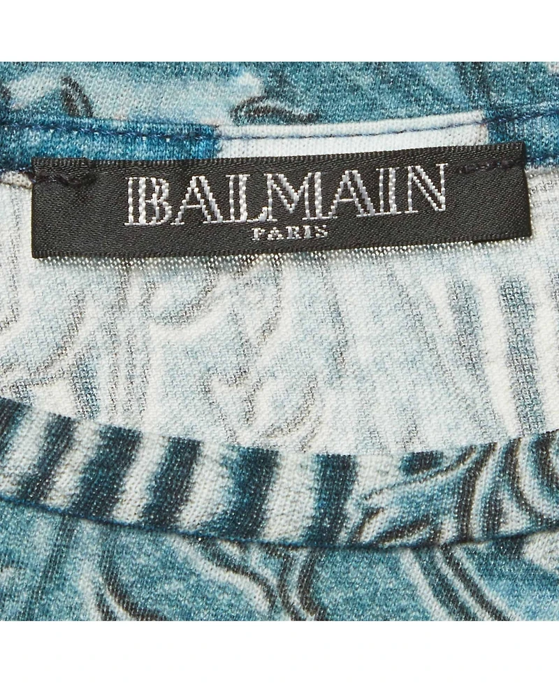 Pre-Owned Balmain Women's Printed Jersey Top