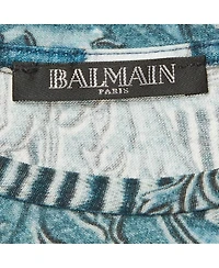 Pre-Owned Balmain Women's Printed Jersey Top