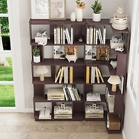 Streamdale Furniture 2-Pack Corner Bookshelves, 55cm+80cm