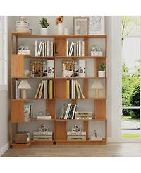 Streamdale Furniture 2-Pack Corner Bookcases, 55/80cm