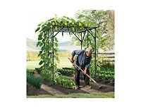 Slickblue Large Garden Arch Trellis for Climbing Plants and Vines
