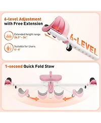 Fed Fitness Leg Stretcher Machine, Heavy Duty Split Trainer for Flexibility and Hip Tension Relief, Home Gym Fitness Equipment
