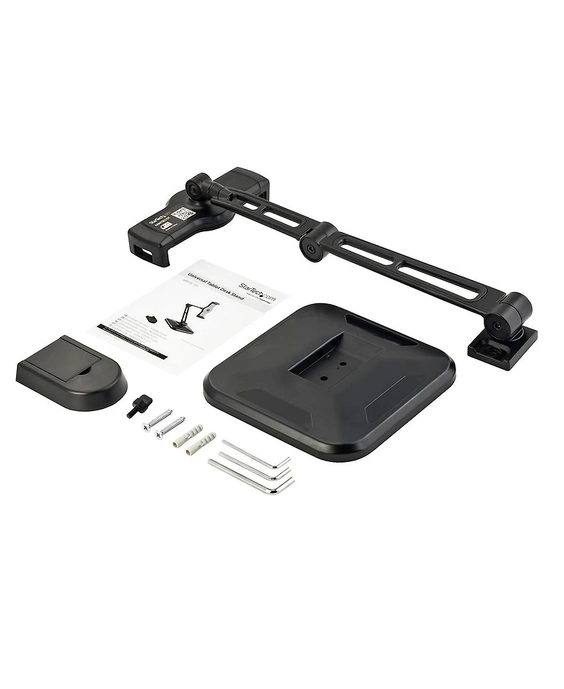 StarTech.com Universal Tablet Stand - Portable Tablet Stand With Optional Wallmount Base - Adjustable Pivoting Tablet Stand (Armtbltdt)