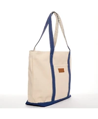 Susu Women's Canvas Laptop Tote Bag Commuter Work Bag Everyday Shoulder Purse