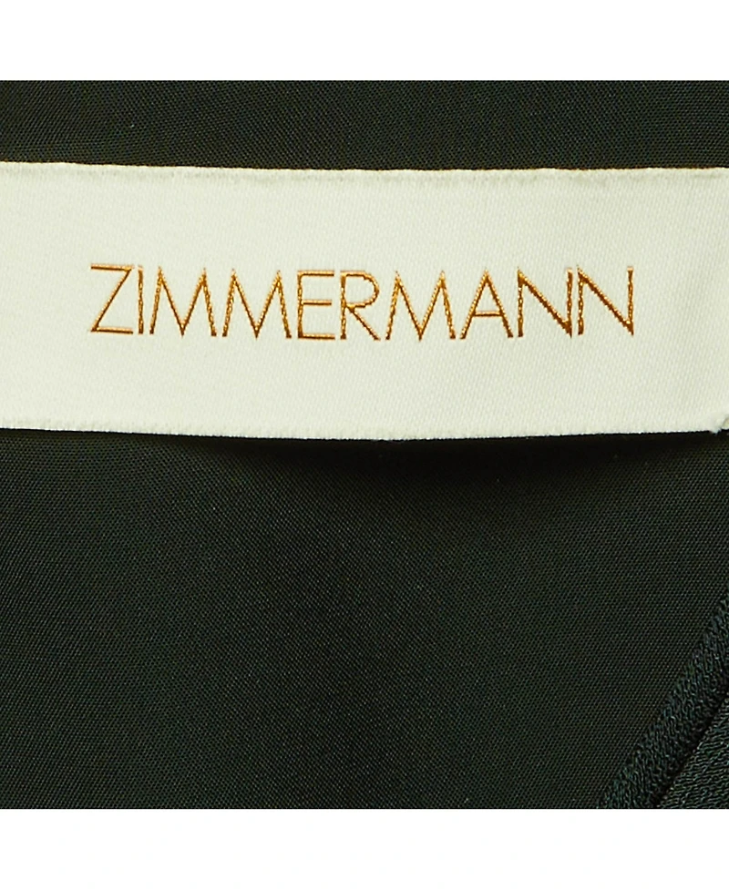 Pre-Owned Zimmermann Women's Crepe Keyhole Detail Mini Dress