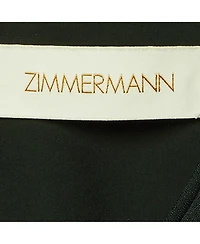 Pre-Owned Zimmermann Women's Crepe Keyhole Detail Mini Dress