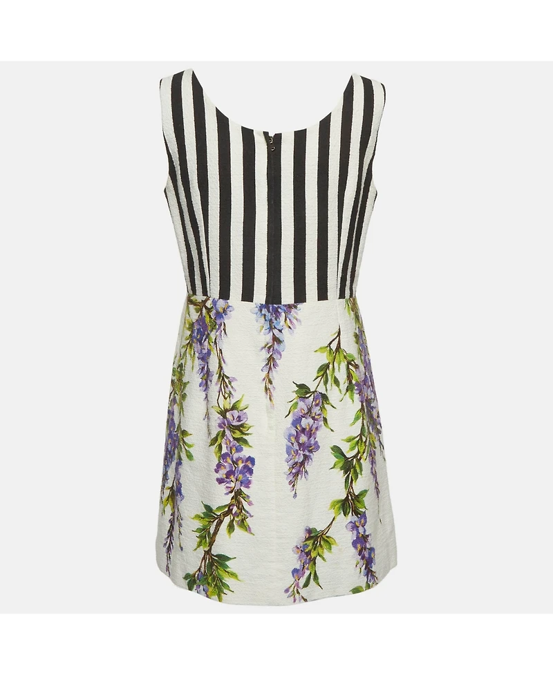 Pre-Owned Dolce & Gabbana Women's Printed Cotton Mini Dress