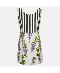 Pre-Owned Dolce & Gabbana Women's Printed Cotton Mini Dress