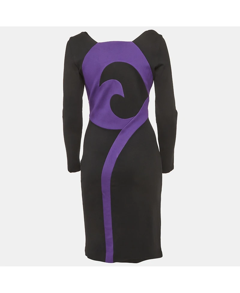 Pre-Owned Versace Women's Cotton Knit Mini Dress
