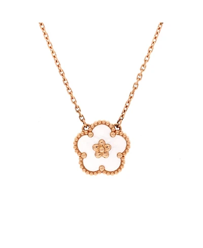 Pre-Owned Van Cleef & Arpels Lucky Spring Plum Blossom Pendant Necklace