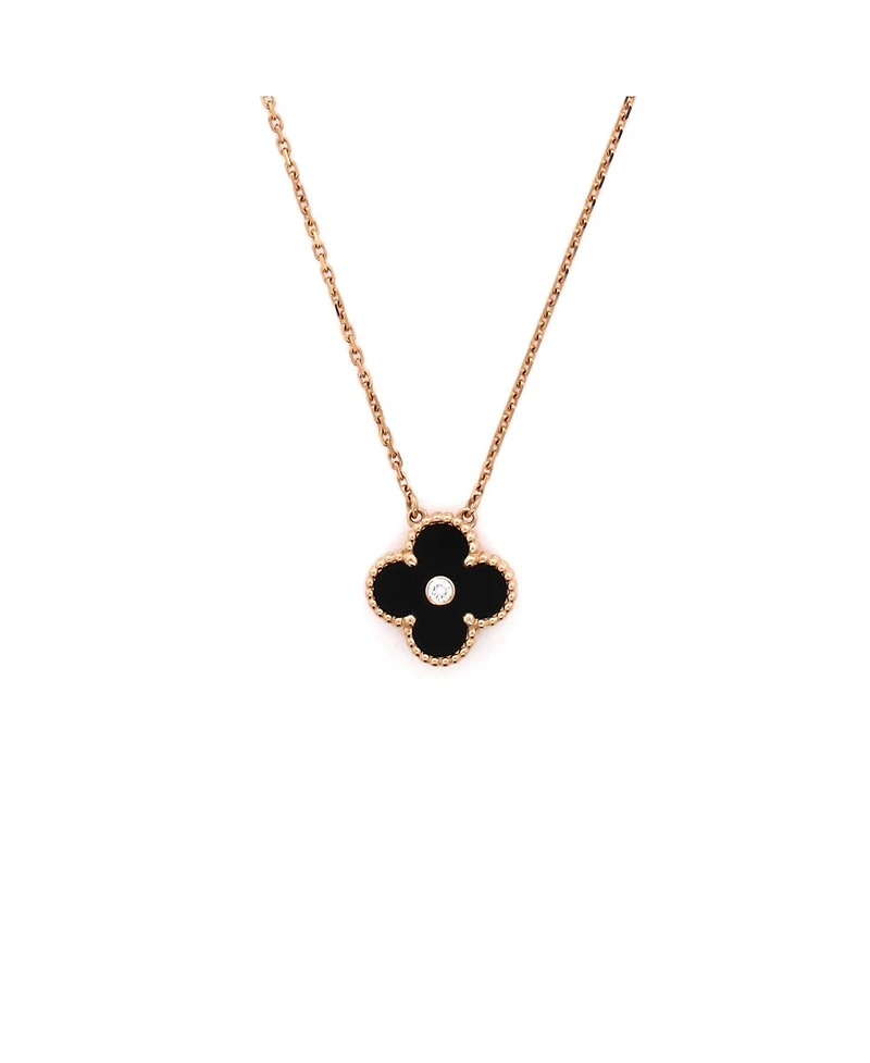 Pre-Owned Van Cleef & Arpels Vintage Alhambra Pendant Necklace