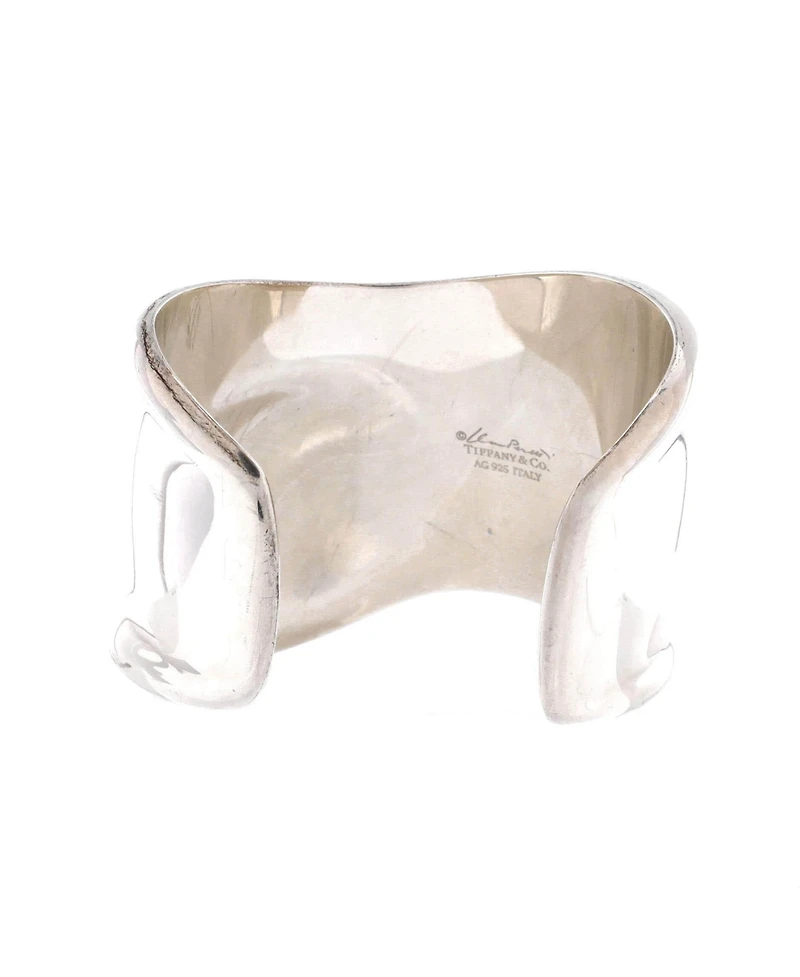 Pre-Owned Tiffany & Co Elsa Peretti Left Wrist Bone Cuff Bracelet