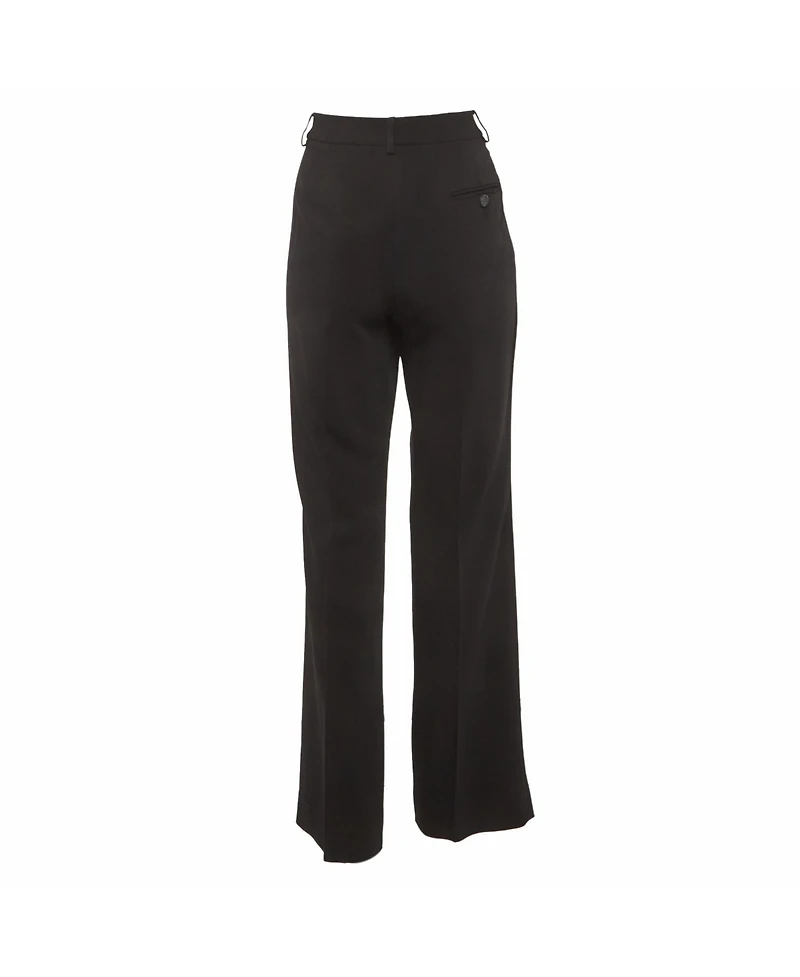Pre-Owned Moschino Women's Crepe Straight Leg Trousers