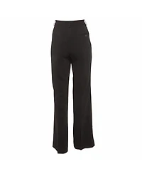 Pre-Owned Moschino Women's Crepe Straight Leg Trousers