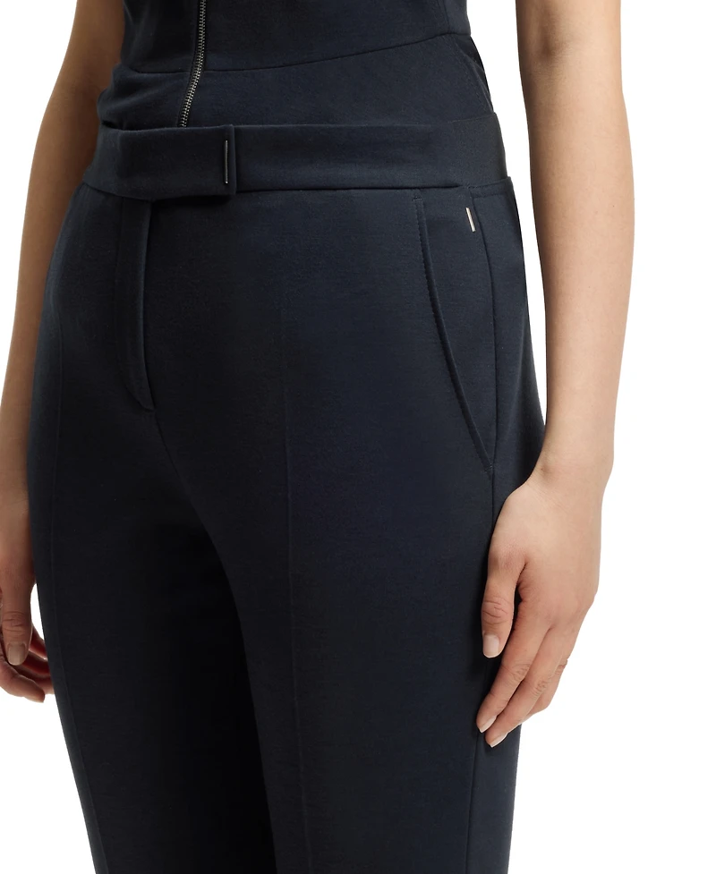 Boss by Hugo Women's Stretch Jersey Flared-Fit Pants