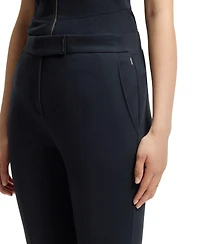 Boss by Hugo Women's Stretch Jersey Flared-Fit Pants
