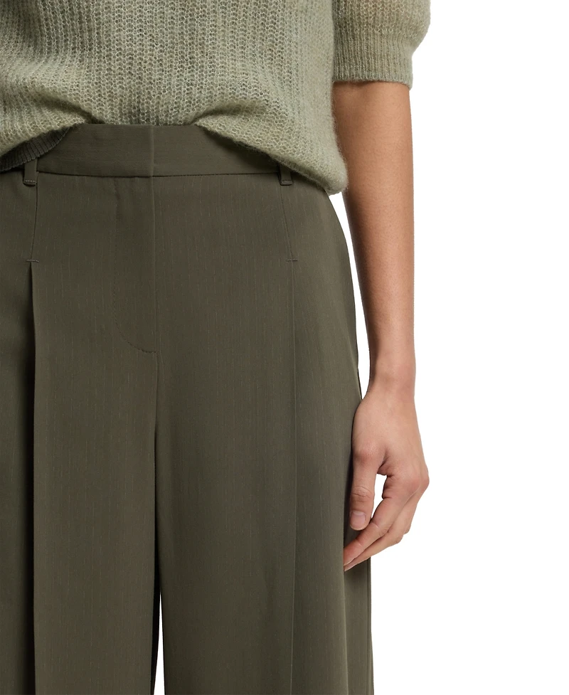 Boss by Hugo Women's Stretch Crepe Regular-Fit Pants