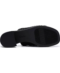 Clarks Women's Jaylan Slide Round Toe Dress Sandals