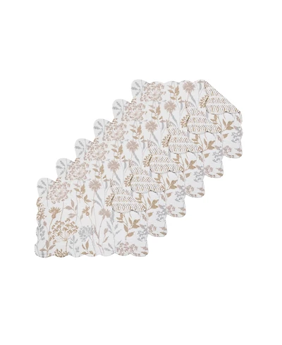 C&F Home Carmella Fields 100% Cotton Quilted Set of 6 Placemats 13" x 19