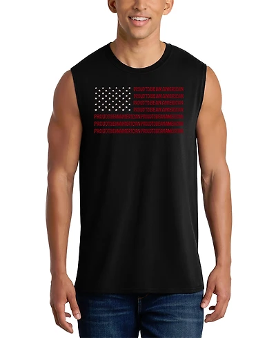 La Pop Art Men's Crewneck Tank Top