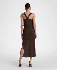 Avec Les Filles Women's Drawstring Midi Skirt