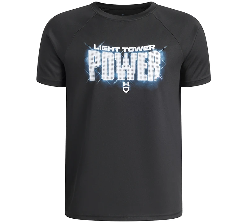 Under Armour Boys' 8-20 Basketball Light Tower Power Short-Sleeve T-Shirt
