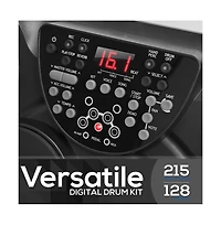 Pyle Electronic Table Digital Drum Kit Top with 7 Pad Digital Drum Kit