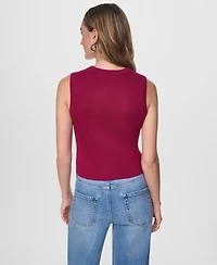 Dkny Jeans Women's Sleeveless Crewneck Sweater