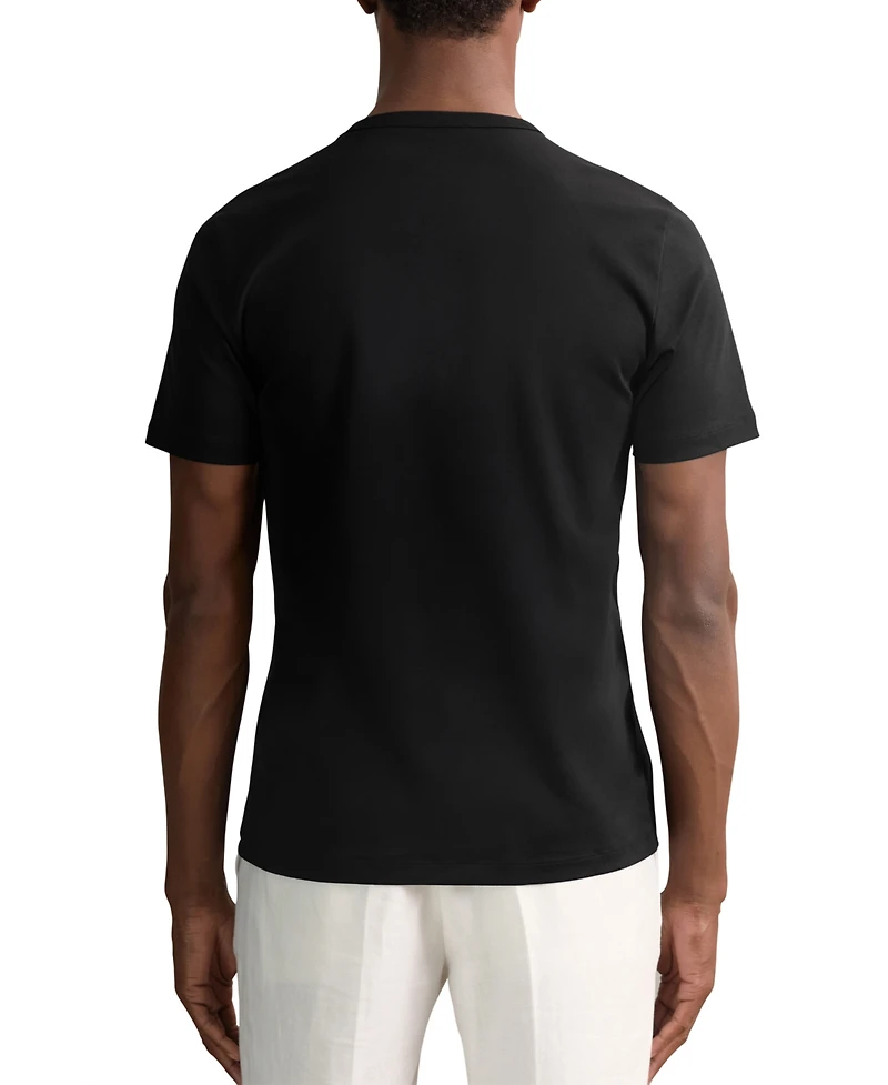 Reiss Men's Count Air-Water Cotton Tailored-Fit T-Shirt