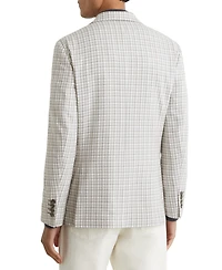 Reiss Men's Canty Tailored-Fit Houndstooth Single-Breasted Blazer