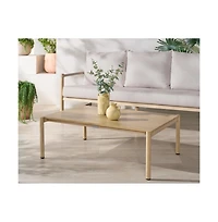 Safavieh Dorianna Aluminum Outdoor Coffee Table
