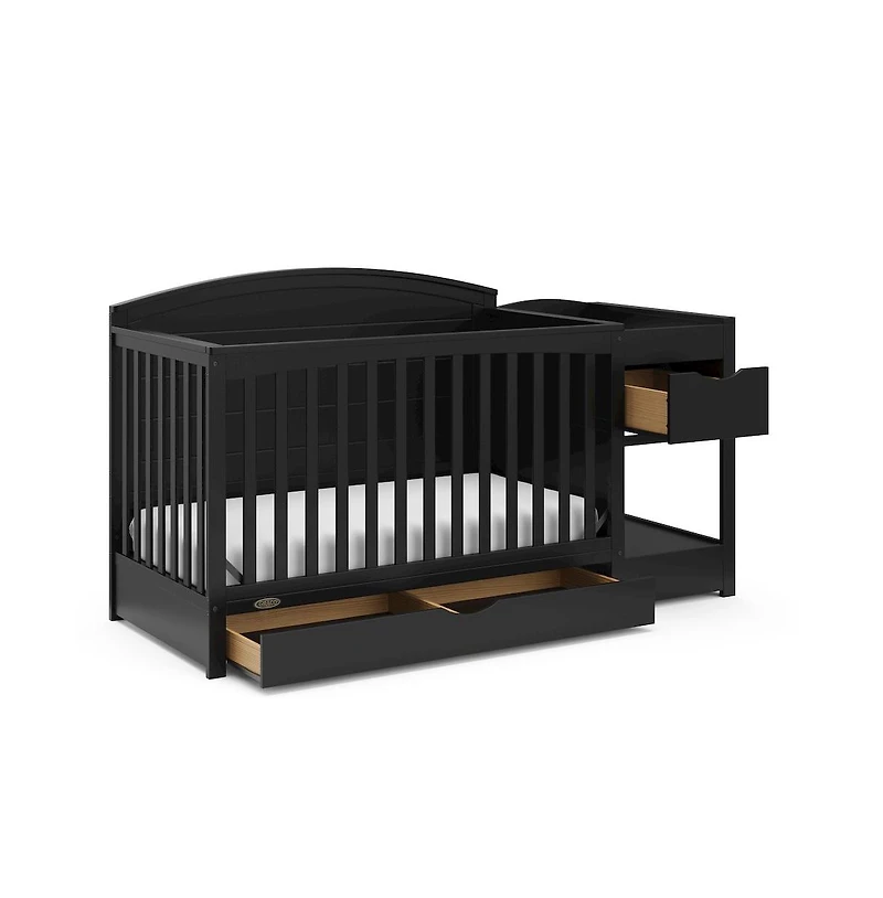 Graco Bellwood 5-in-1 Convertible Crib and Changer with Drawer