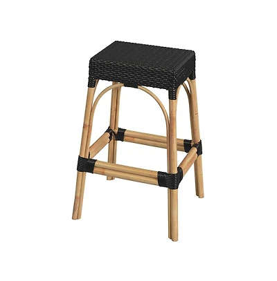 Butler Specialty Robias Rectangular Rattan 30" Bar Stool