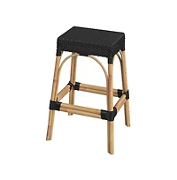 Butler Specialty Robias Rectangular Rattan 30" Bar Stool