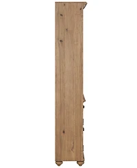 Willowmere 75" Wood Door Bookcase