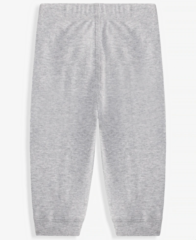First Impressions Toddler Boys' 2T-4T Mix & Match Heathered Waffle Jogger Pants, Macy's Exclusive