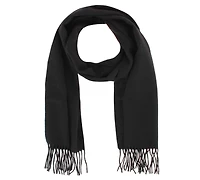Trafalgar Men's The Windsor Merino Wool Solid Color Knit Neck Scarf