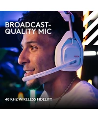 Logitech G Astro A50 X Wireless Gaming Headset and Base Station with Playsync - White
