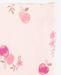 First Impressions Baby Girls' Mix & Match Apple-Print Rib Flare Leggings, Macy's Exclusive