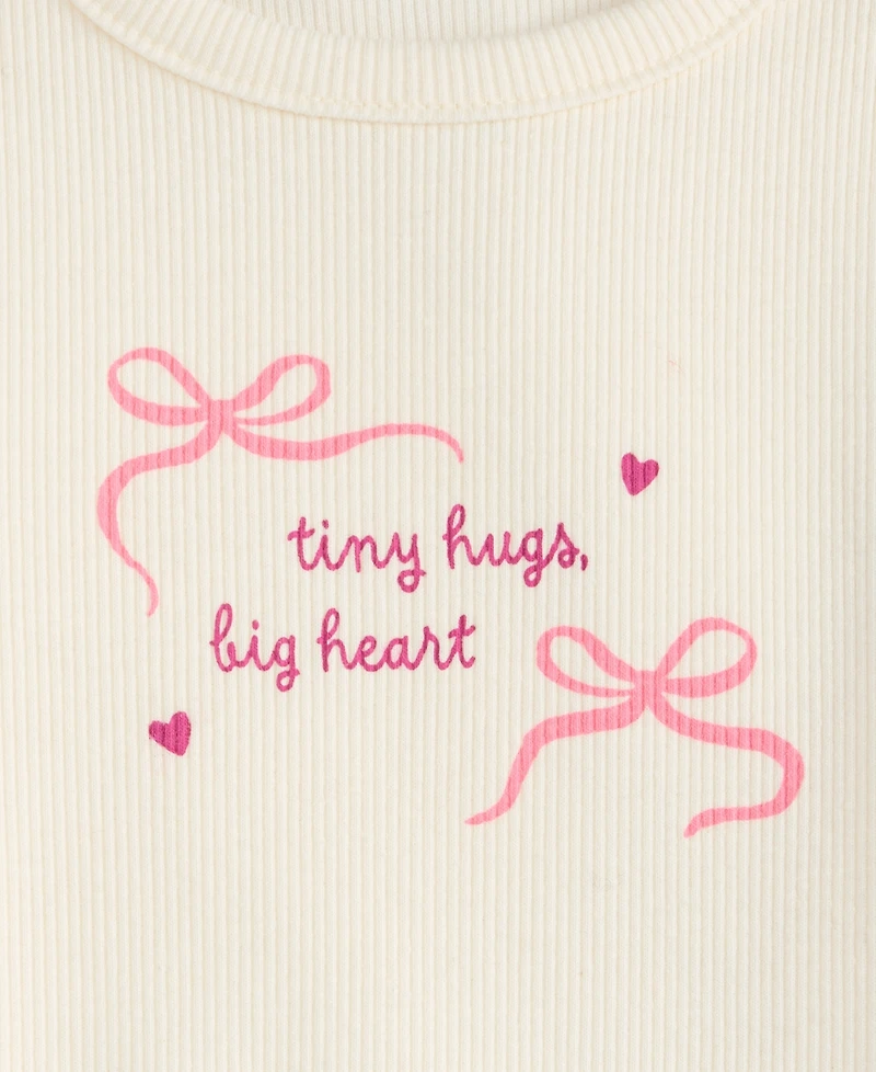 First Impressions Baby Girls' Mix & Match Short-Sleeve Bows Ribbed T-Shirt, Macy's Exclusive