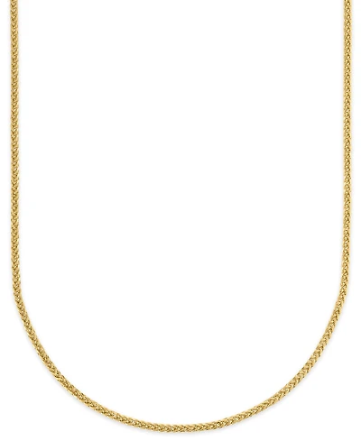 Macy's Diamond Cut Palmier Chain Necklace in 10k Yellow Gold
