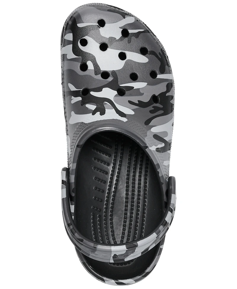 Crocs Big Kids' Camo Classic Clogs from Finish Line