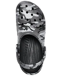 Crocs Big Kids' Camo Classic Clogs from Finish Line