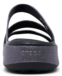 Crocs Women's Getaway Glimmer Strappy Sandals from Finish Line