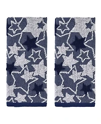 Skl Home Seasonal Stars Jacquard 2-Pc.Hand Towel Set