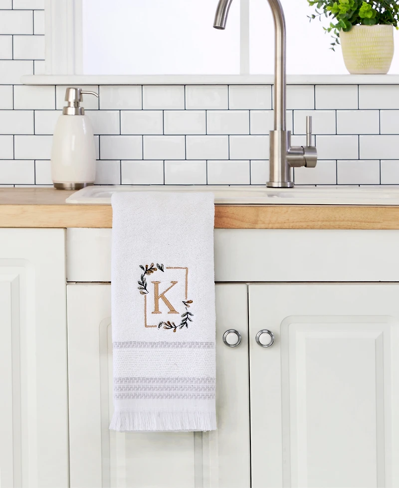 Skl Home Everyday Monogram 2-Pc. Hand Towel Set