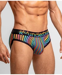 Rounderbum Men's Waveform Pride Padded Brief + Smart Package Cup