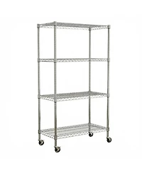 Streamdale Furniture 4-Tier Adjustable Heavy-Duty Wire Shelving Unit